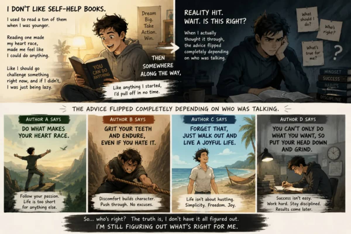 I Don't Like Self-Help Books